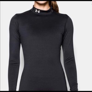 Black Under Armour long sleeve trurtle neck compression shirt